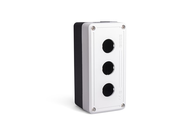 PY Series Plastic 3 Holes EMPTY Grey-Black Control Box